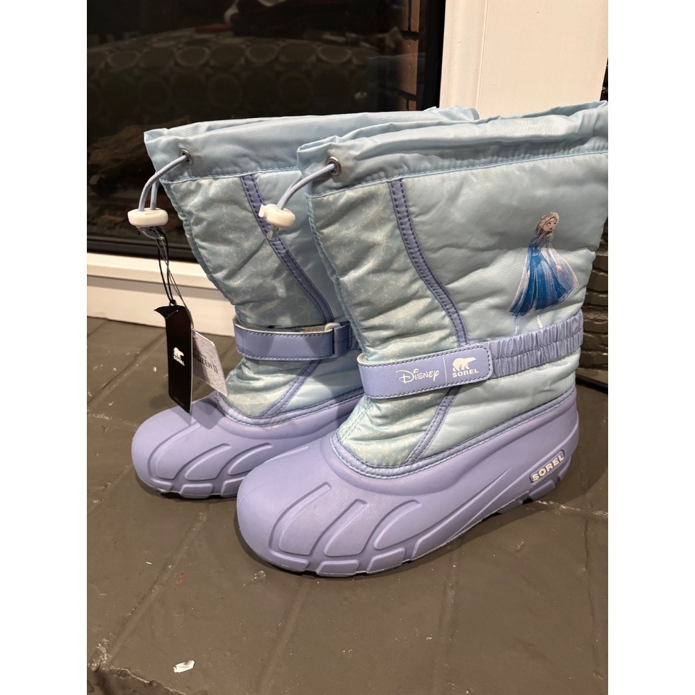 Sorel‎ Women's Disney Frozen Elsa Snow Boots Waterproof Winter Blue Size 7